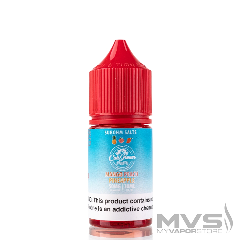 Mango Peach Pineapple by California Grown E-Liquids Nic Salts - 30ml