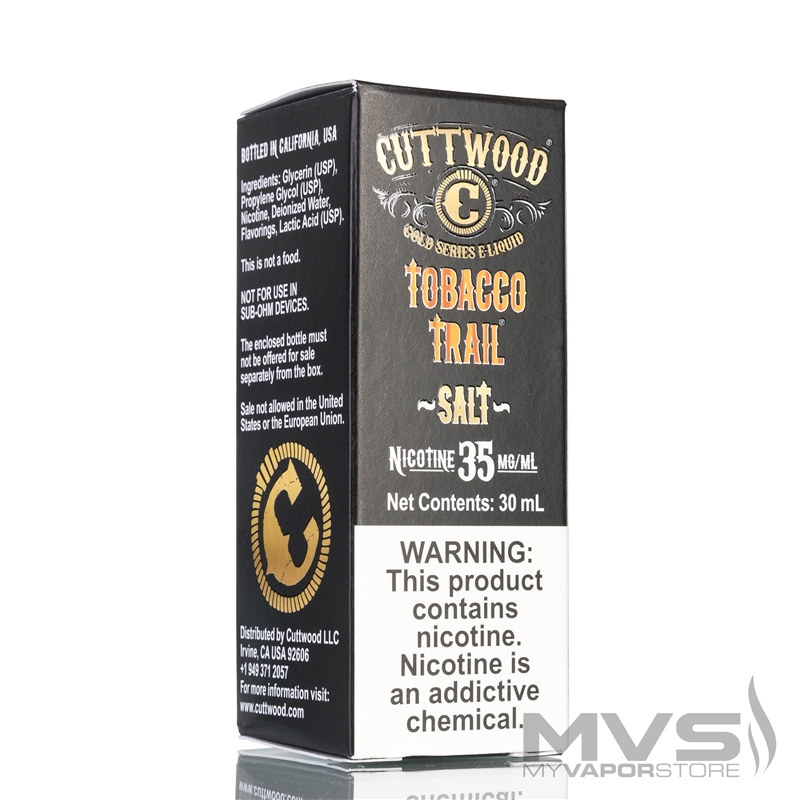 Tobacco Trail by Cuttwood Salt eJuice