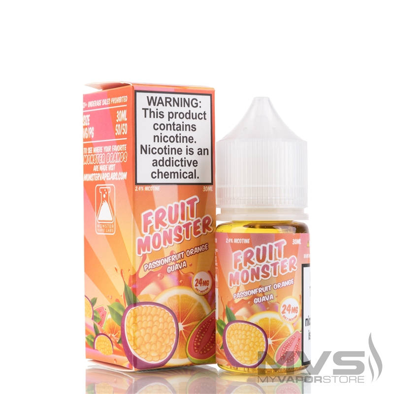 Passion Fruit Orange Guava by Fruit Monster Nic Salt eJuice