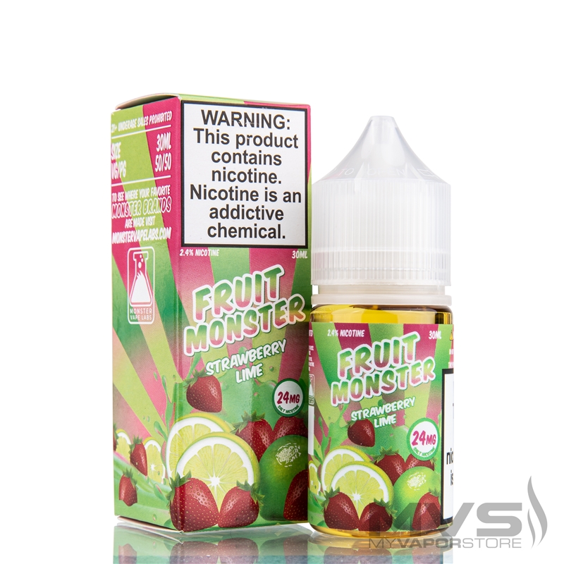 Strawberry Lime by Fruit Monster Nic Salt - 30ml