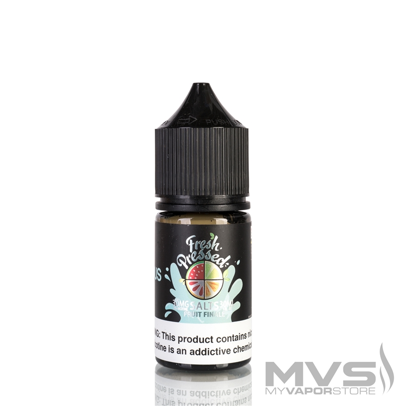 Fruit Finale by Fresh Pressed Nicotine Salts Ejuice - Strawberry Gummy by California Grown E-liquids Nic Salts- 30ml