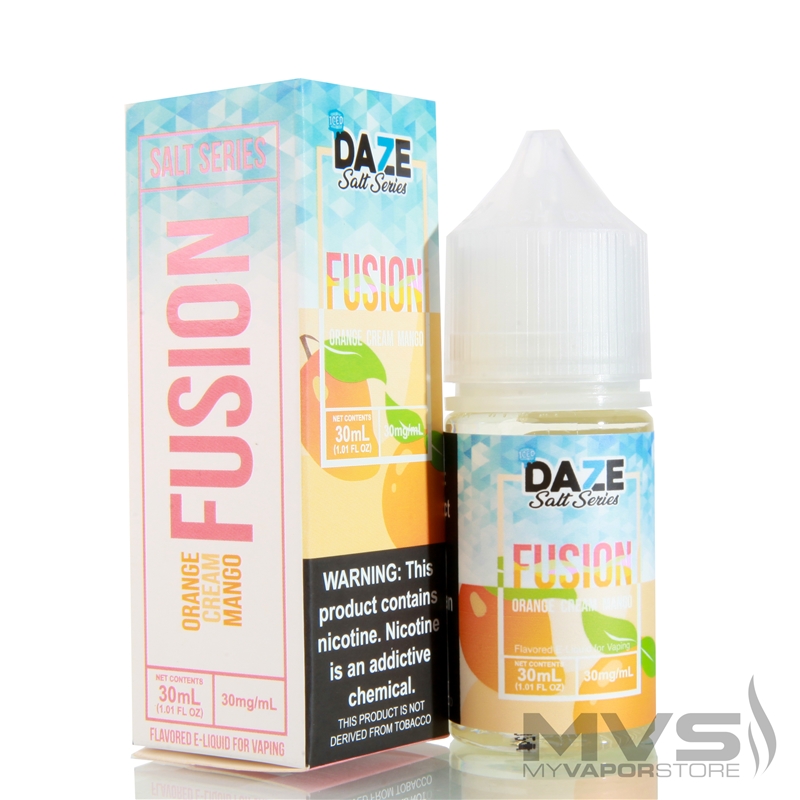 Fusion Orange Cream Mango Iced by 7 Daze Salt Series - 30ml