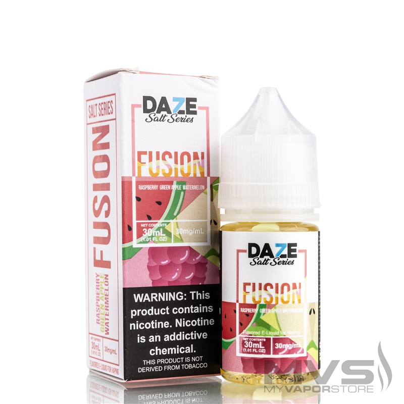 Fusion Raspberry Green Apple Watermelon  by 7 Daze Salt Series