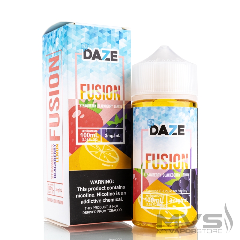 Fusion Strawberry Blackberry Lemon Iced by 7 Daze - 100ml