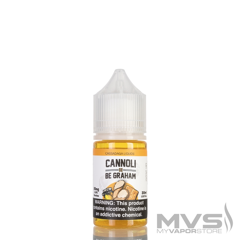 Cannoli Be Graham Salt By Cassadaga Liquids