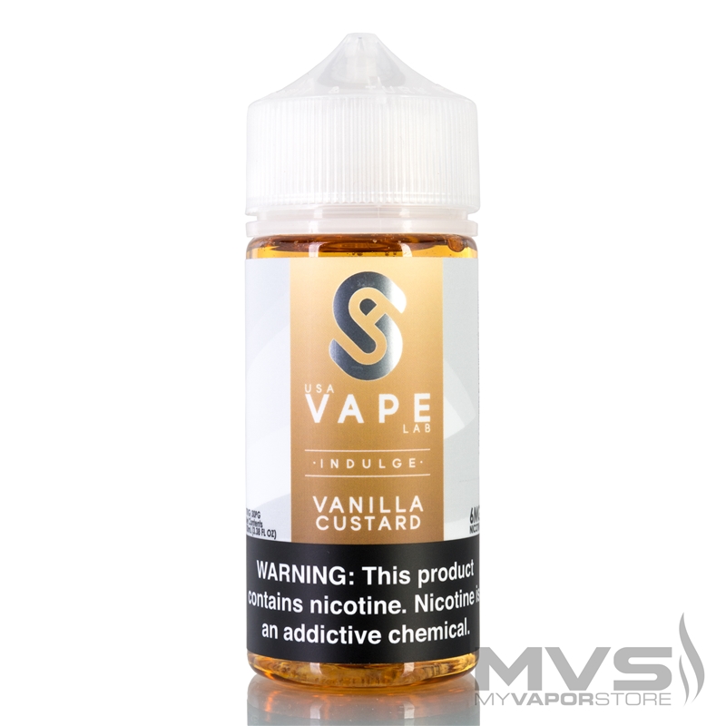 Vanilla Custard by USA Vape Lab Indulge - 100ml