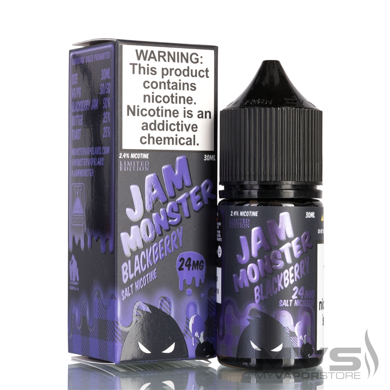 Blackberry by Jam Monster Nic Salt eJuice