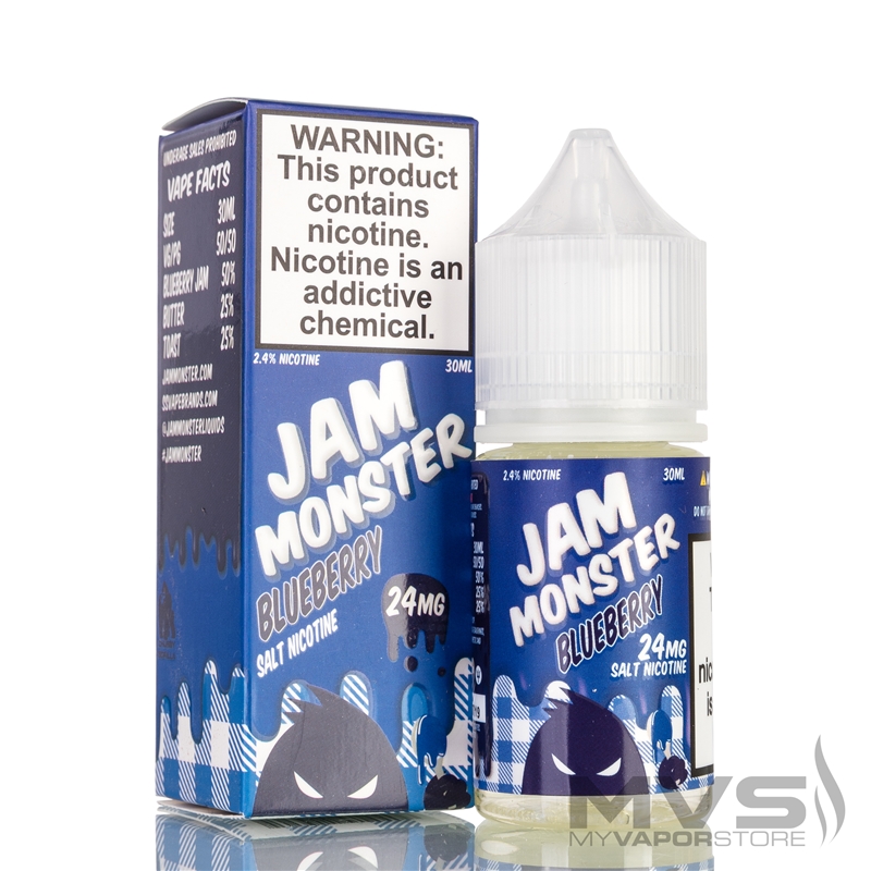 Blueberry by Jam Monster Nic Salt eJuice