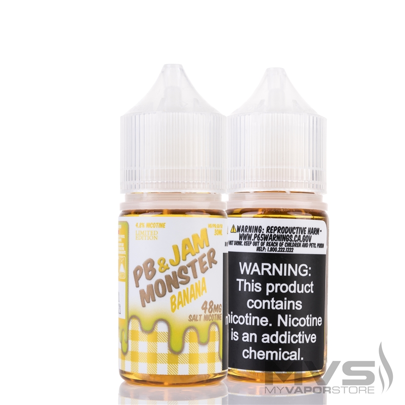 PB & Banana Jam Monster by Jam Monster Nic Salt eJuice