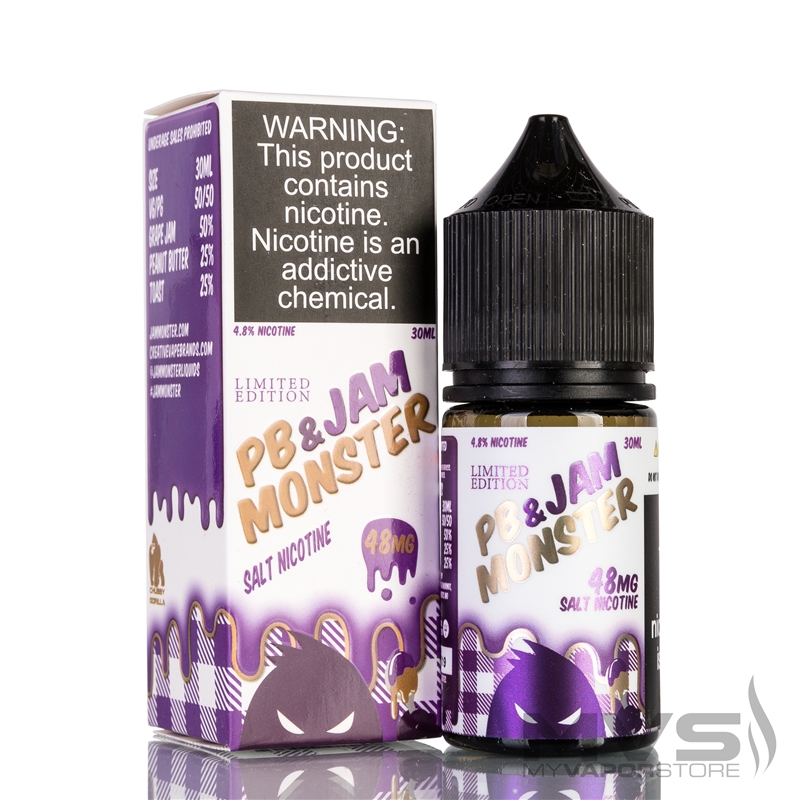 PB & Grape Jam Monster by Jam Monster Nic Salt eJuice