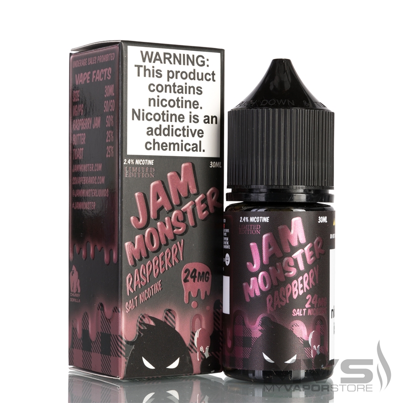 Raspberry by Jam Monster Nic Salt eJuice
