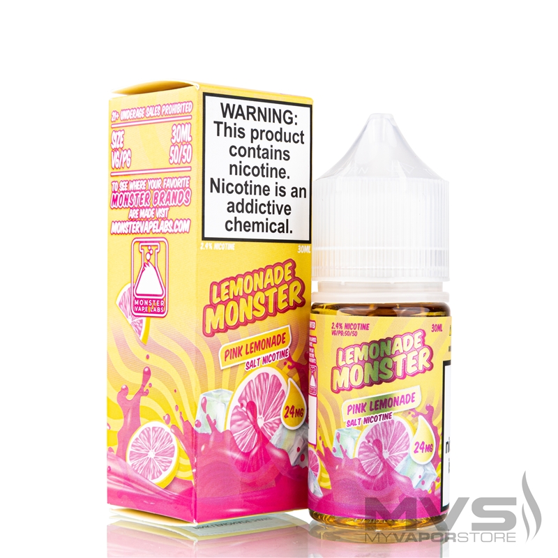 Pink Lemonade by Lemonade Monster Nic Salt - 30ml