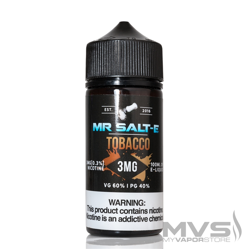 Tobacco by Mr. Salt-E eJuice - 100ml