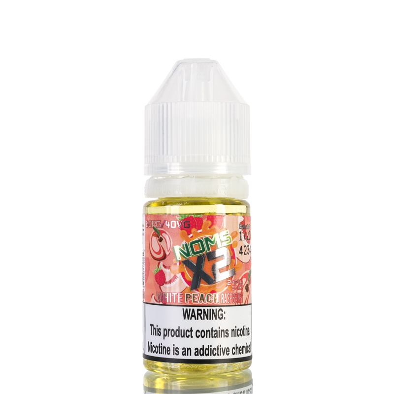 White Peach Raspberry by NOMS X2 Salts Ejuice