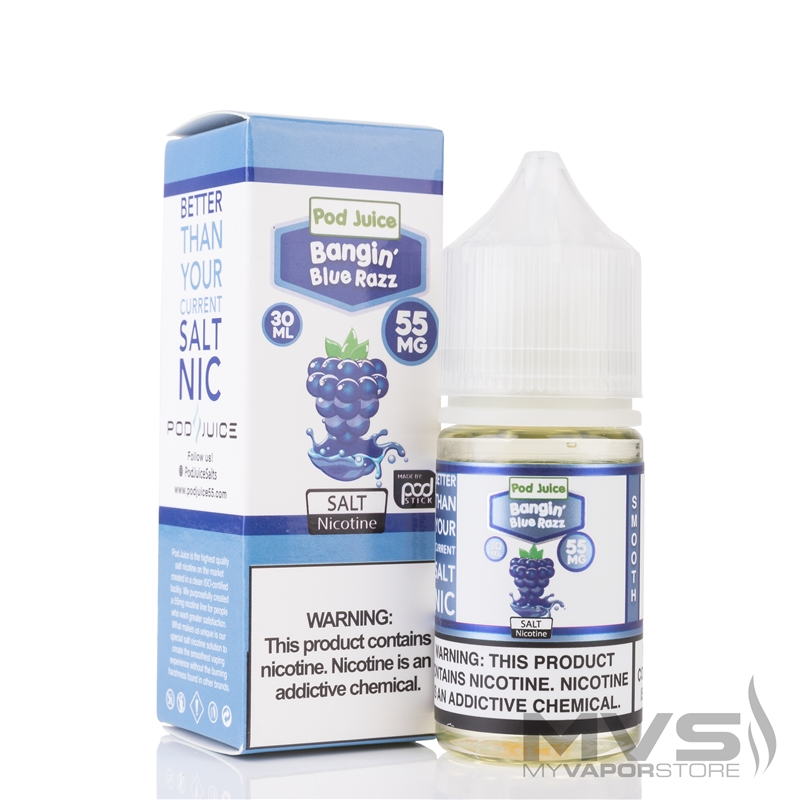 Blue Raspberry by Pod Juice e-Liquid