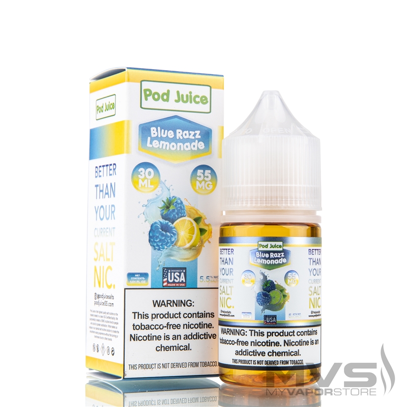 Blue Razz Lemonade by Pod Juice - 30ml