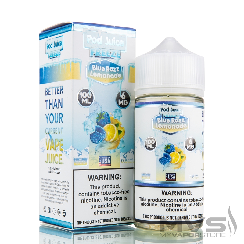 Blue Razz Lemonade by Pod Juice - 100ml