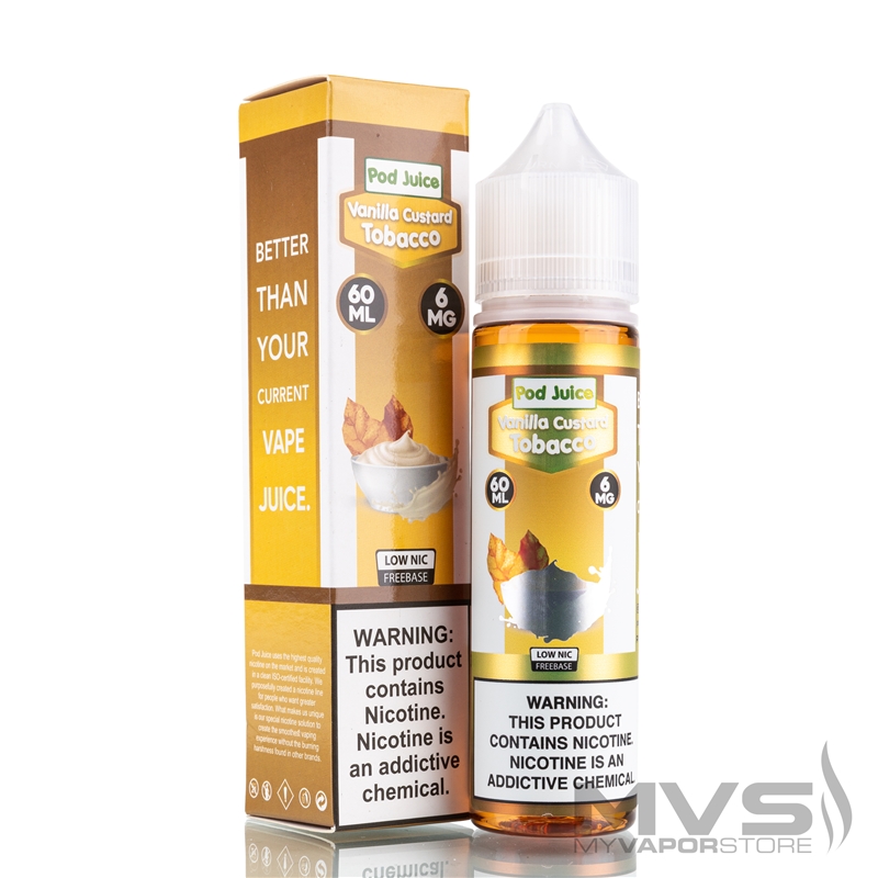 Vanilla Custard Tobacco by Pod Juice - 60ml