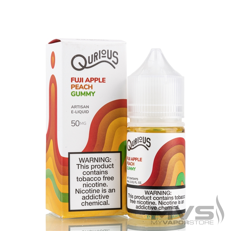 Fuji Apple Peach Gummy by Qurious Salts - 30ml
