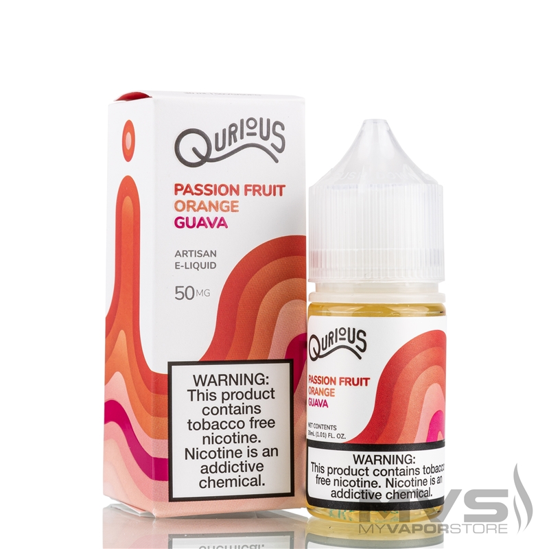 Passion Fruit Orange Guava by Qurious Salts - 30ml