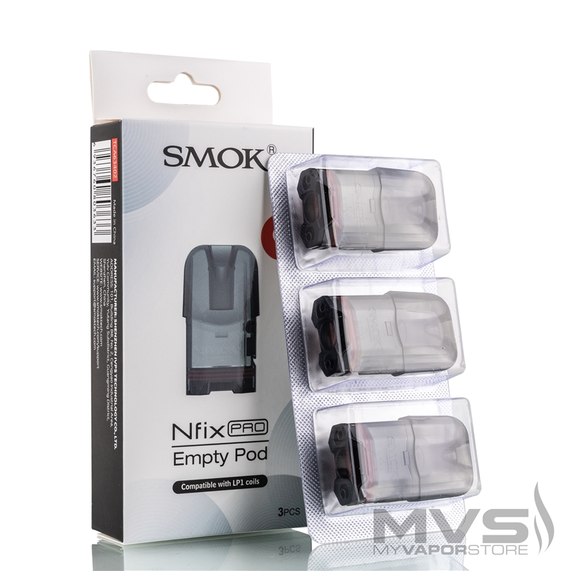 SMOK NFIX Pro Empty Pod Cartridge - Pack of 3