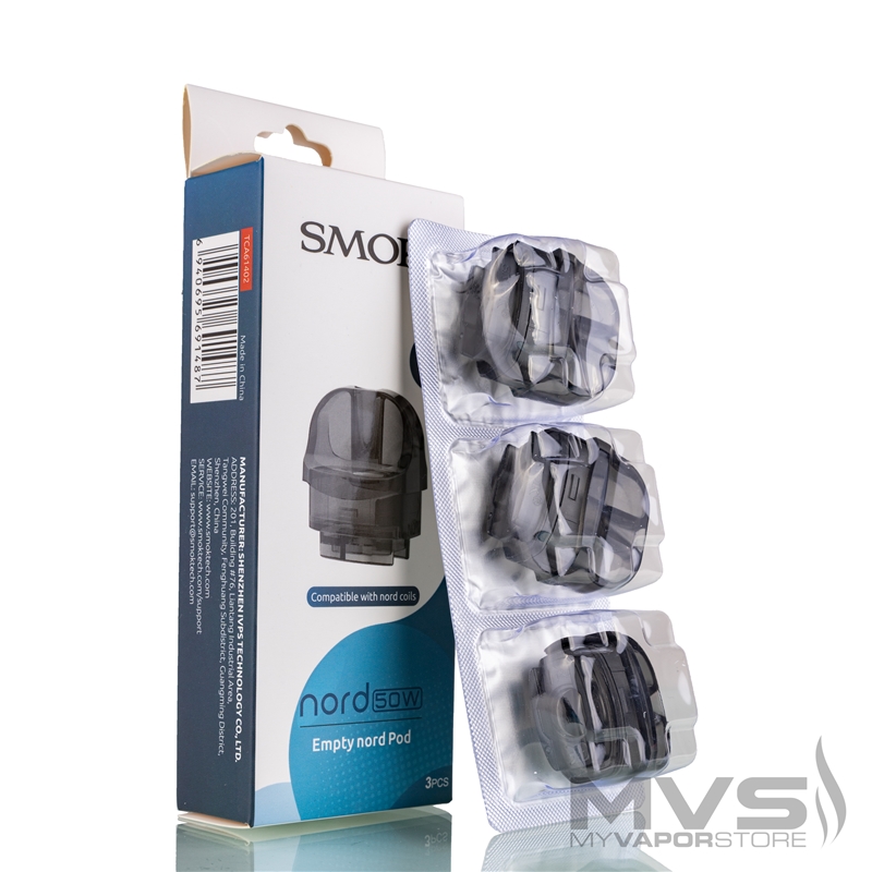 SMOK Nord 50W Empty Pod Cartridge - Pack of 3