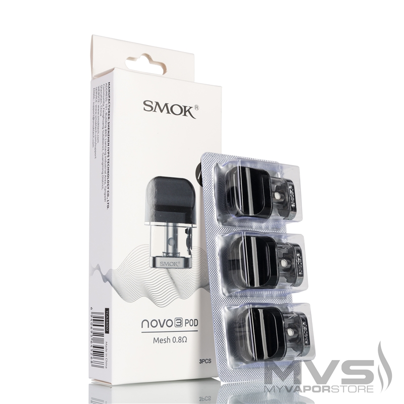 SMOK Novo 3 Pod Cartridge - Pack of 3