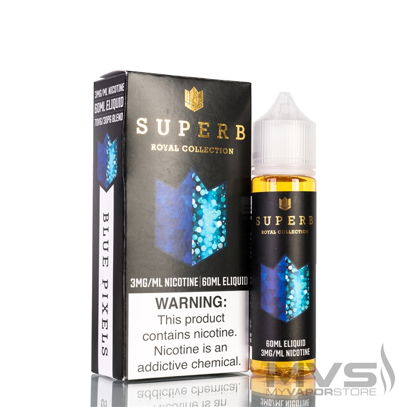 Blue Pixels by Superb EJuice