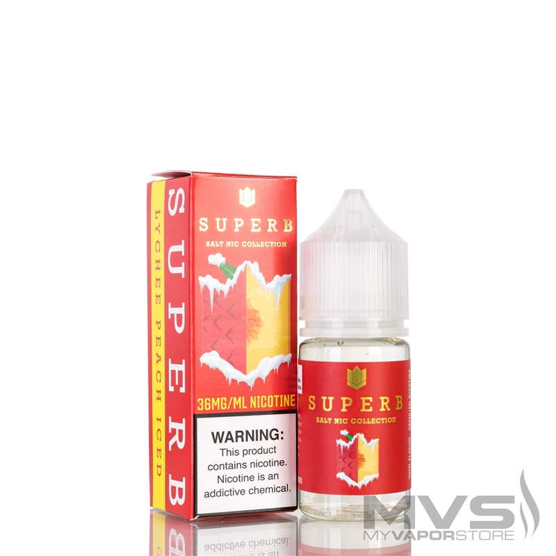 Lychee Peach Iced by Superb Salt Nic EJuice