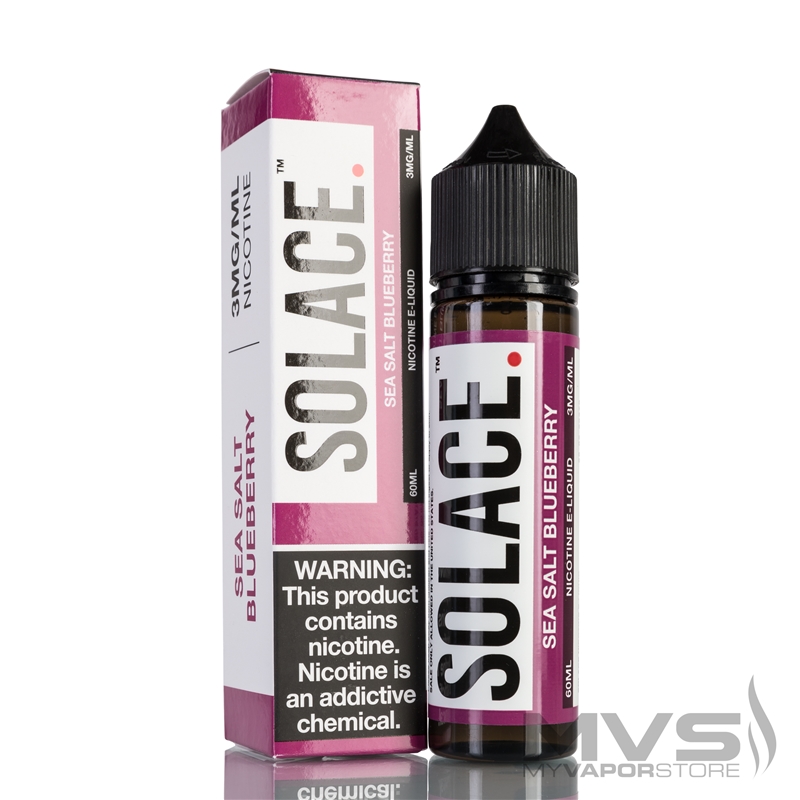 Sea Salt Blueberry by Solace Vapor EJuice