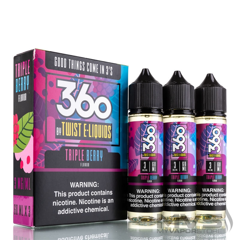 360 Triple Berry by Twist E-Liquids - 180ml