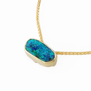 Australian Boulder Opal Bezel Versa Pendant