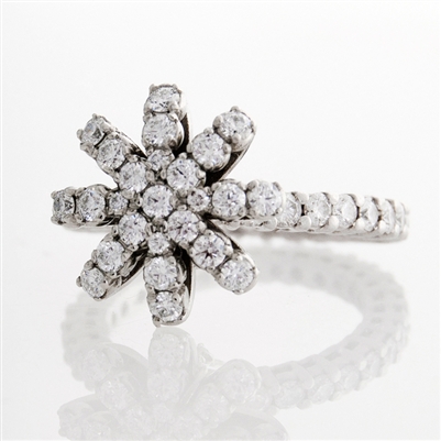 HopeStar Diamond Eternity Ring, 1.5 carats of round brilliant diamonds, 14k Gold
