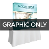 Backlit 5 ft Table Top Hopup Replacement Graphic