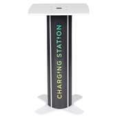 Square Twist Bar Table Charging Station