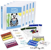 In this self-paced reading program the child learns to read fluently with confidence. The deluxe bundle includes flashcards, memory games, bingo games, spelling squares.