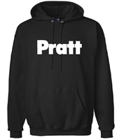 Pratt Hooded Sweatshirt - Large - Black / White