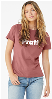 Pratt Women's Relaxed Jersey T-Shirt - Large - Lavender Blue / White