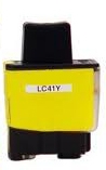 Brother LC41Y Remanufactured Ink Cartridge - Yellow
