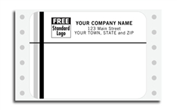 Pin-Fed Shipping Address Labels, Imprinted