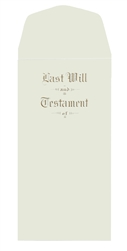 Will Envelops, Testament Ledger, Gold