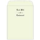 Will Envelope, Oversized, Testament