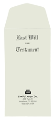 Testament Ledger Last Will & Testament Envelopes