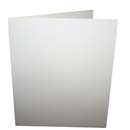 Letter Size White Gloss Presentation Folders