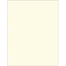 Minute Paper Letter Size 20lb., Rectangular Rod Punched