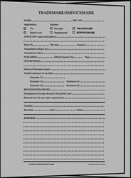 U.S. Trademark Folder, Gray