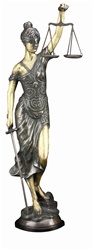 39 inch Bronze Lady Just Sculpture