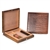 Brown  Leather 12 Cigar Humidor with Humistat