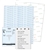 Quarter Perfed Security Paper, Invalid Rx Letter Size (125 sheets per package)