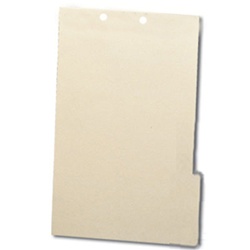 File Backers 1/3 Cut Tabs, Legal Size 2-Hole Punched